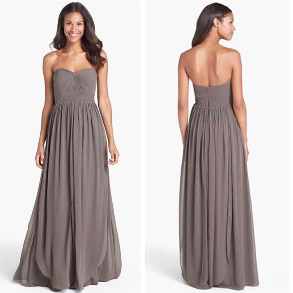 Jenny Yoo Wedding Bridesmaid Collection Nordstrom Aiden Convertible Dress Size 4
